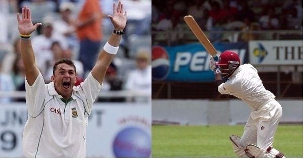 Andre Nel and Brian Lara